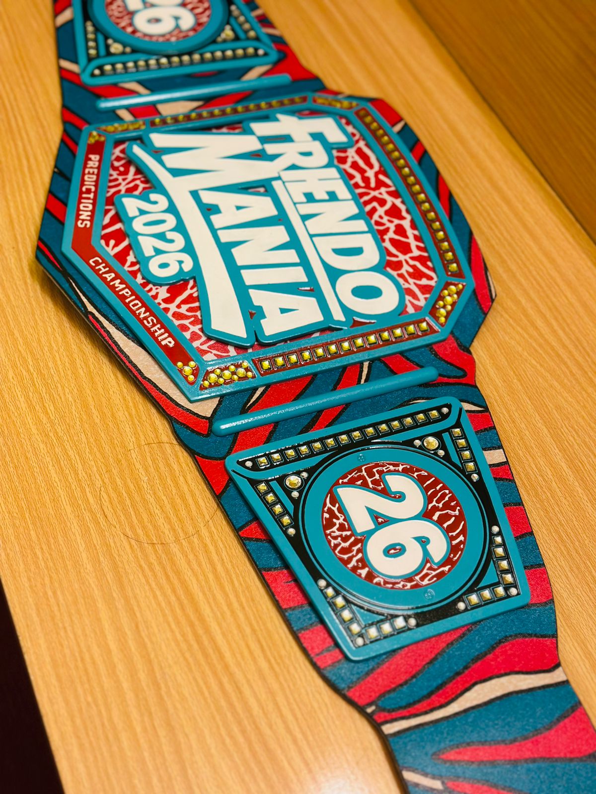 Friendo Mania 2026 Championship Replica Title Belt