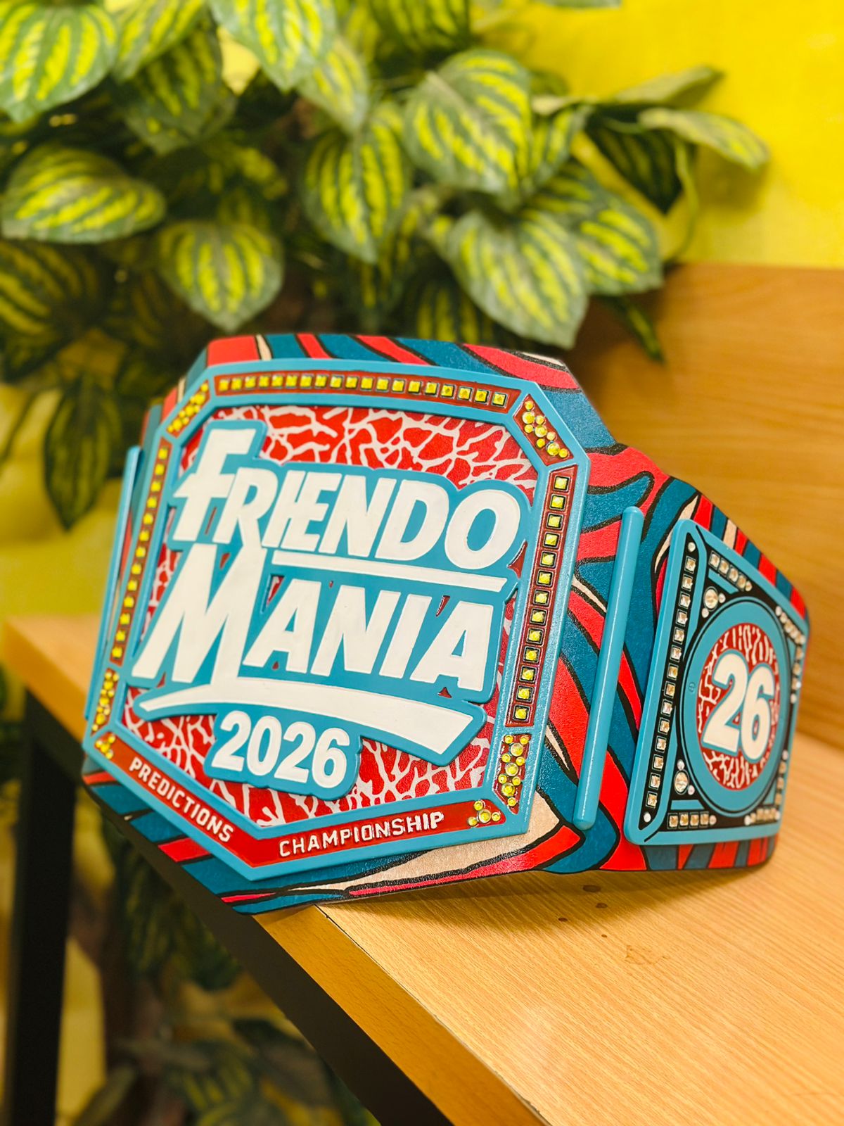 Friendo Mania 2026 Championship Replica Title Belt