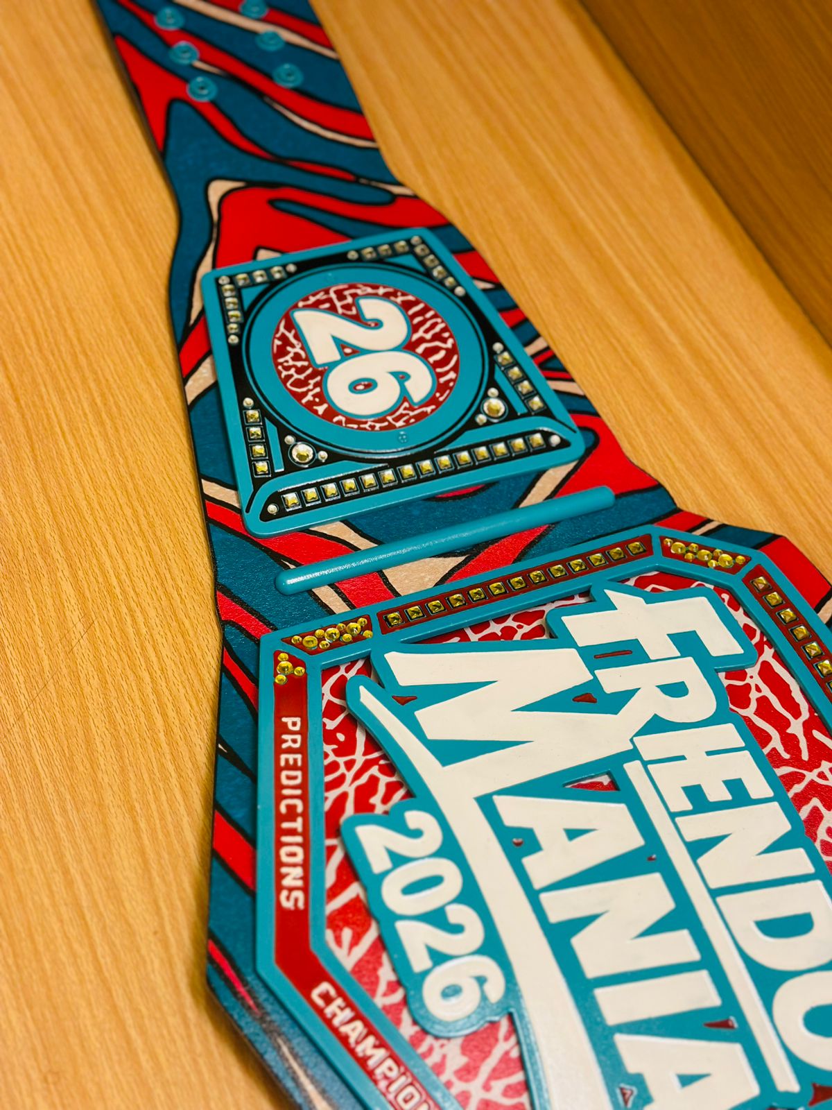 Friendo Mania 2026 Championship Replica Title Belt