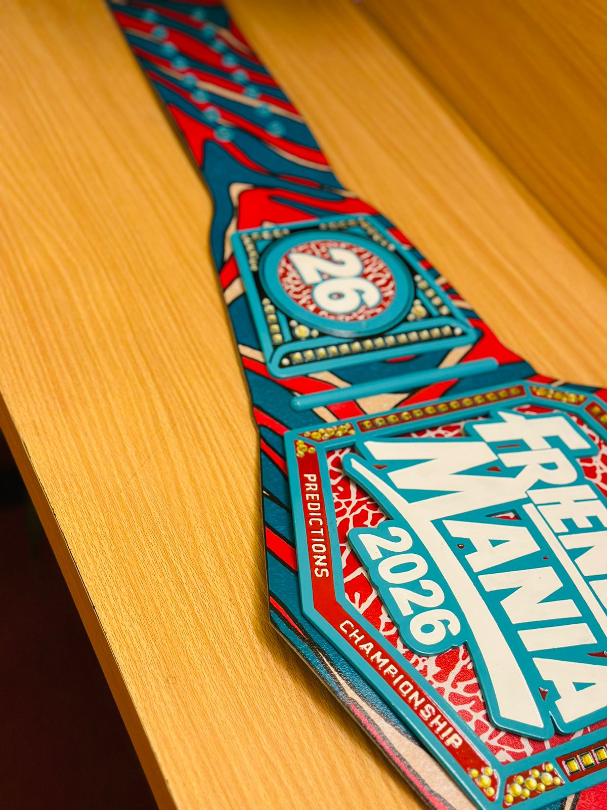 Friendo Mania 2026 Championship Replica Title Belt