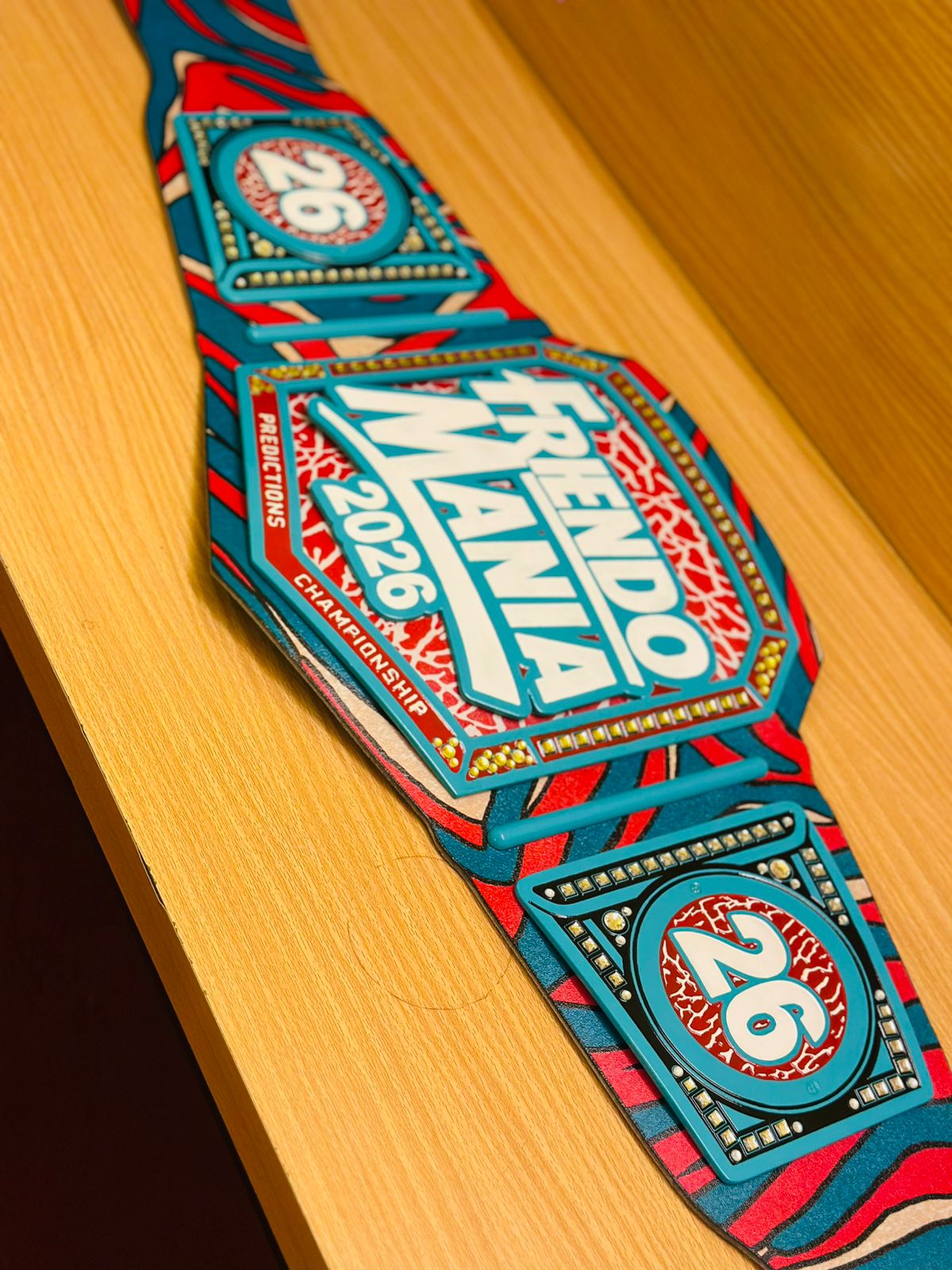 Friendo Mania 2026 Championship Replica Title Belt