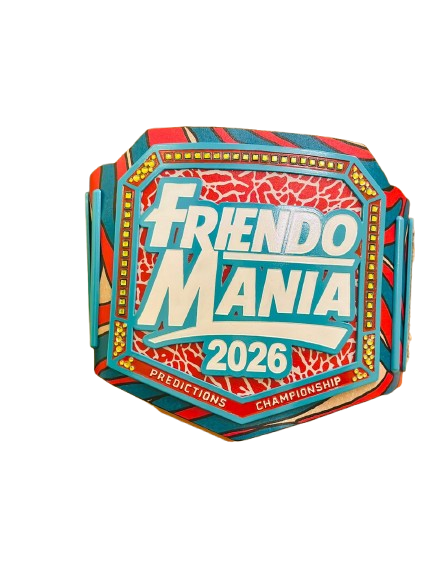 Friendo Mania 2026 Championship Replica Title Belt