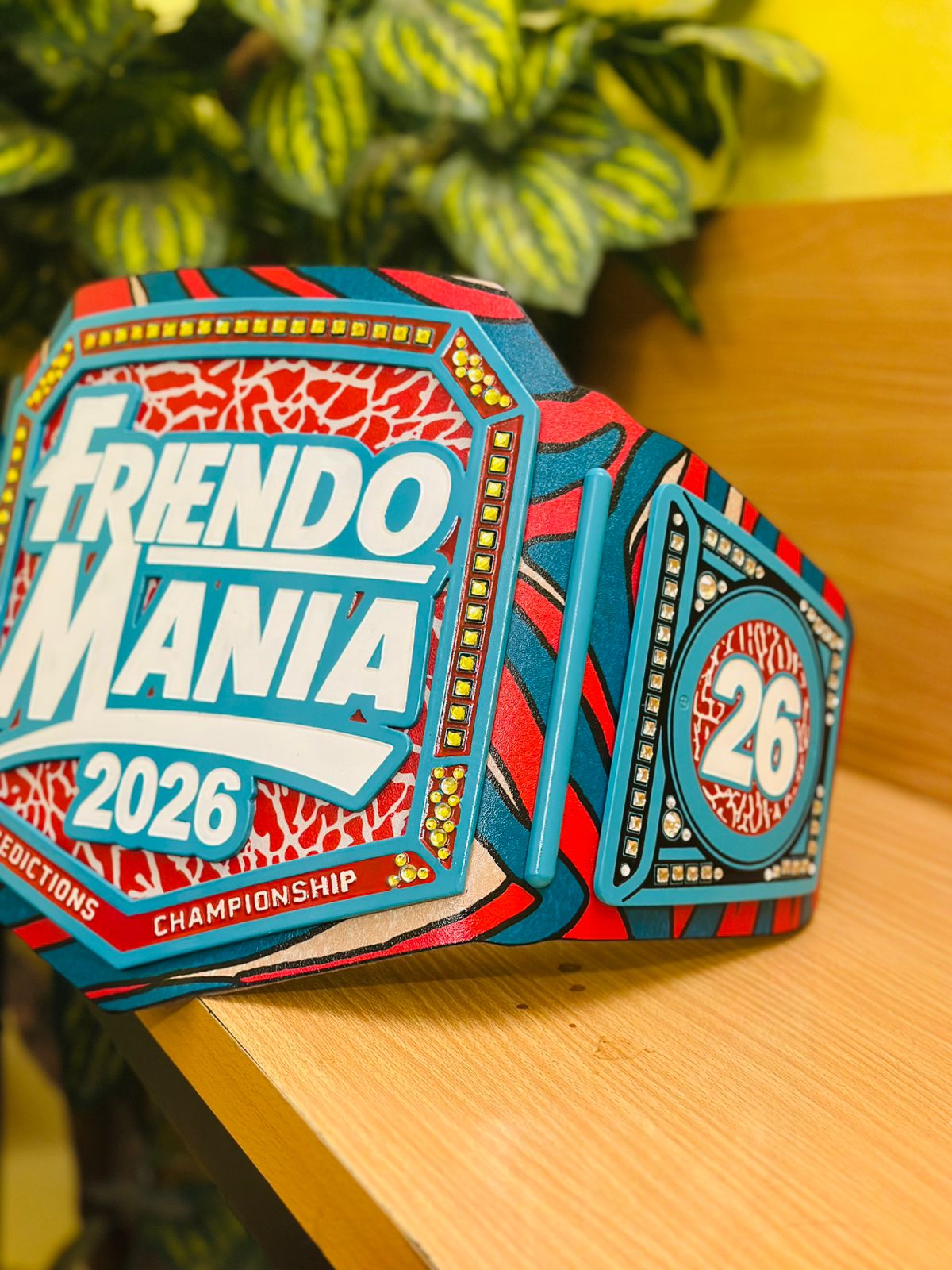 Friendo Mania 2026 Championship Replica Title Belt