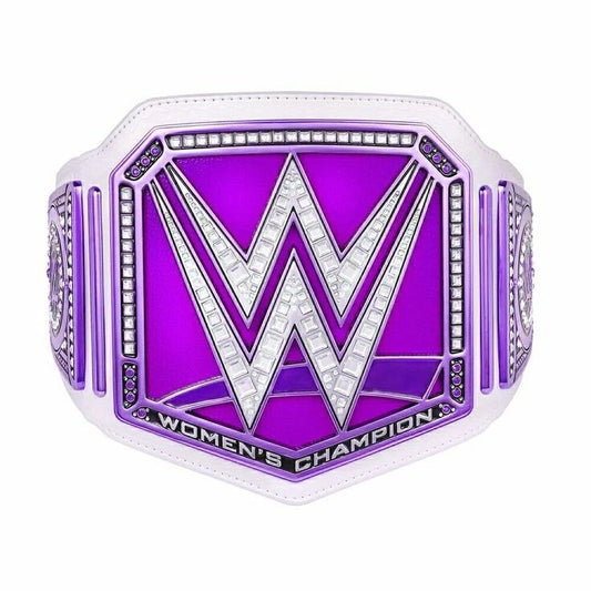 Custom Women Purple World Championship Title Belt