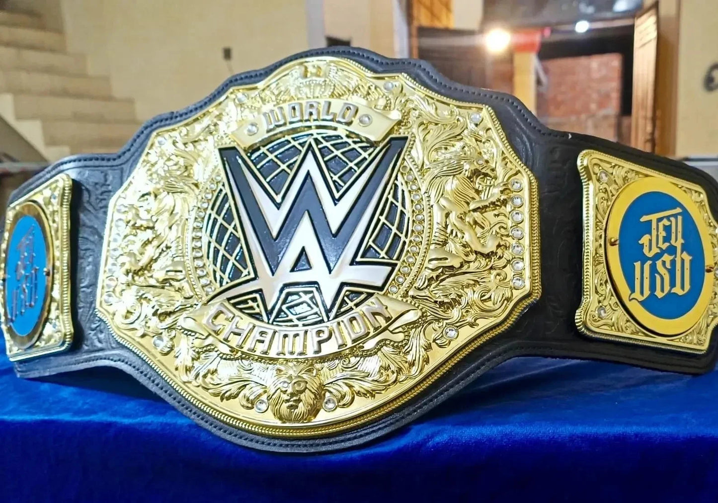 World Heavyweight Wrestling Jey Uso Championship Replica Belt