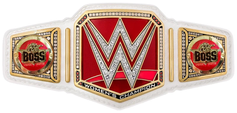 Women's Championship Legit Boss Plates Replica Title Belt