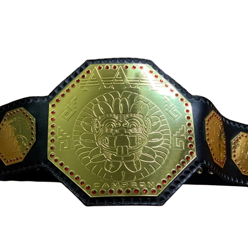 AAA Mega Campeon Mexico Wrestling Championship Title Replica Belt