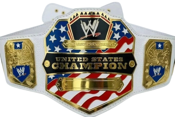 United State White Championship Wrestling Replica Title Belt