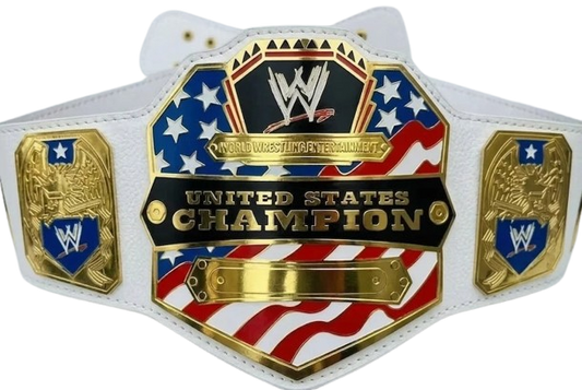 United State White Championship Wrestling Replica Title Belt