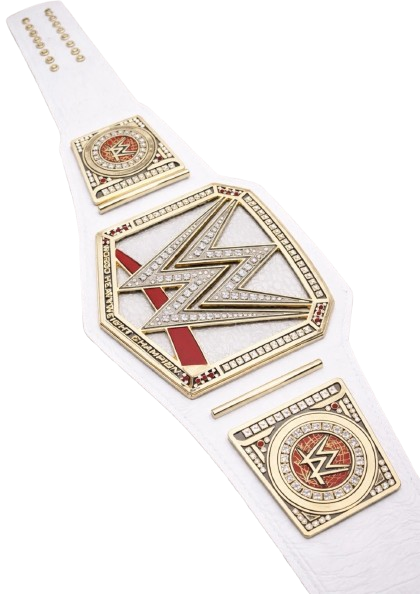 White Custom World Championship Replica Title Belt