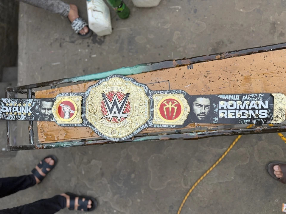 New Custom Heavyweight Championship Replica Belt Plates Adult