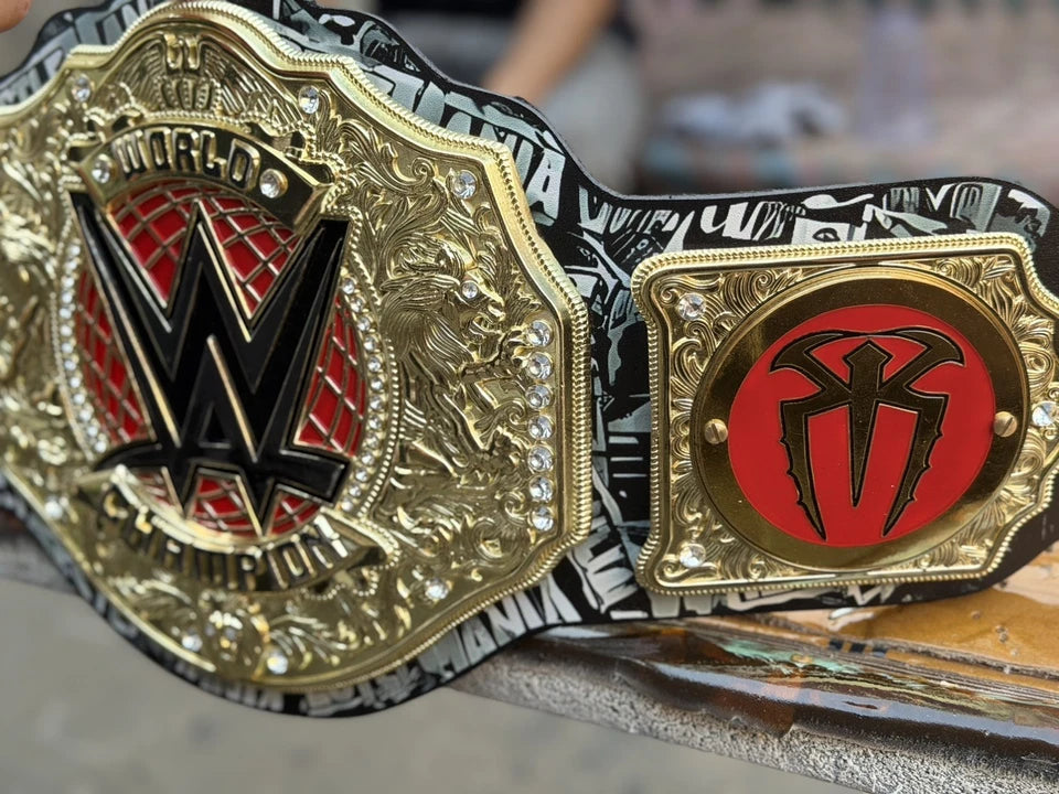 New Custom Heavyweight Championship Replica Belt Plates Adult