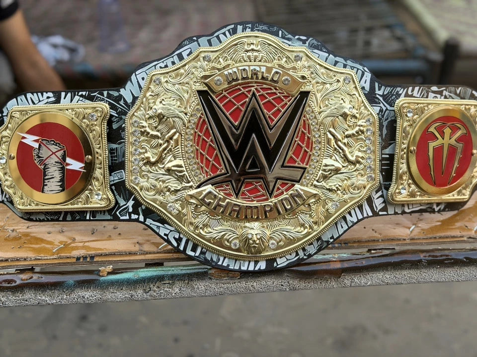 New Custom Heavyweight Championship Replica Belt Plates Adult