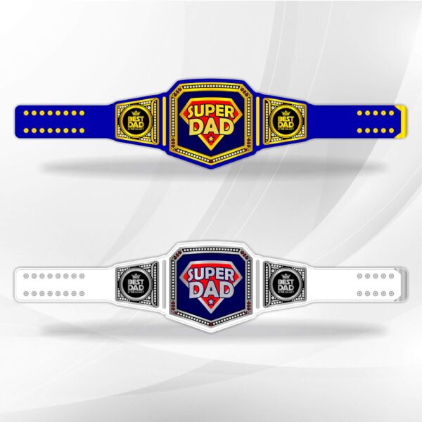 Super Dad Championship Belt Fathers Day Gift