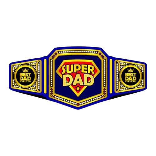 Super Dad Championship Belt Fathers Day Gift