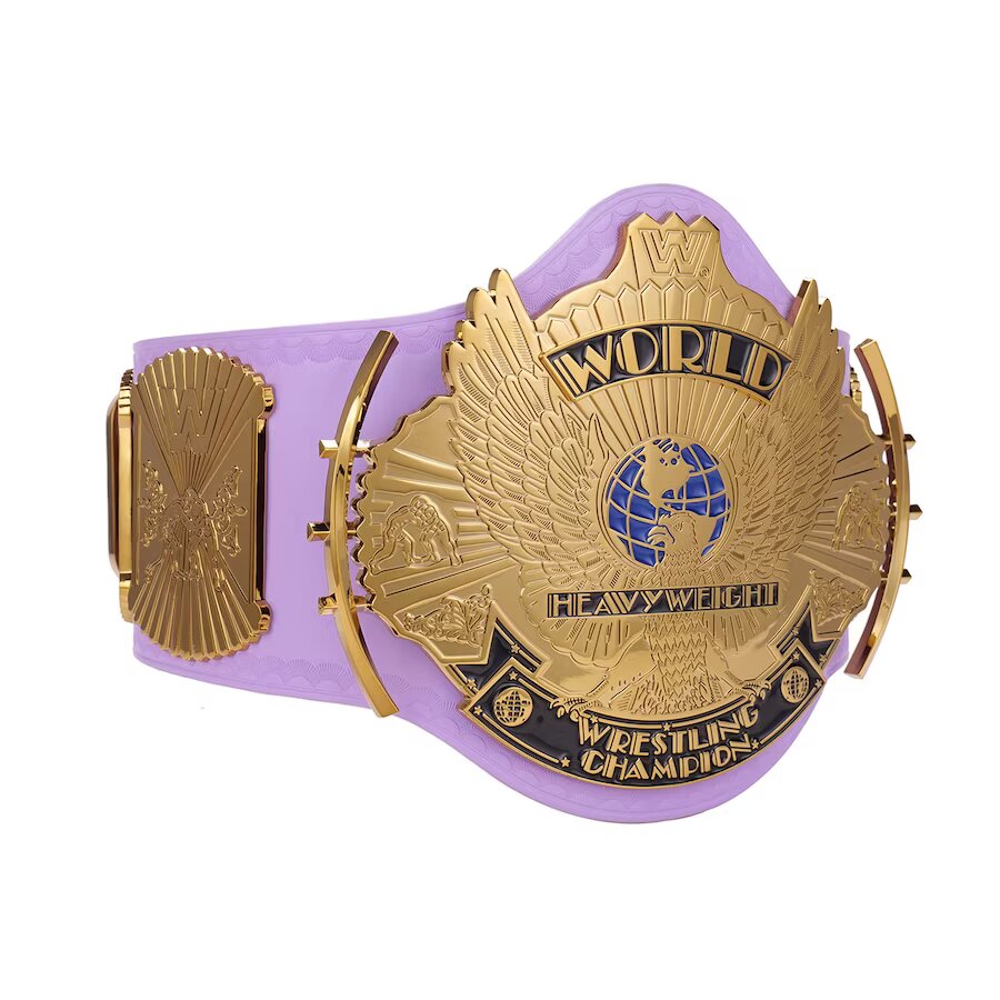 Purple  Winged Eagle Championship Replica Title Belt