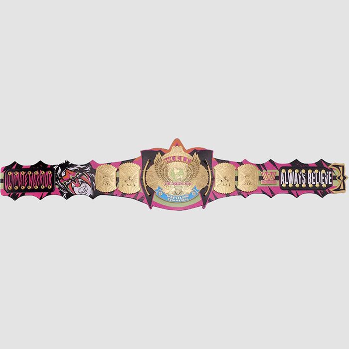 Ultimate Warrior Belt Signature Series Title Ultimate Warrior Championship Replica Belt