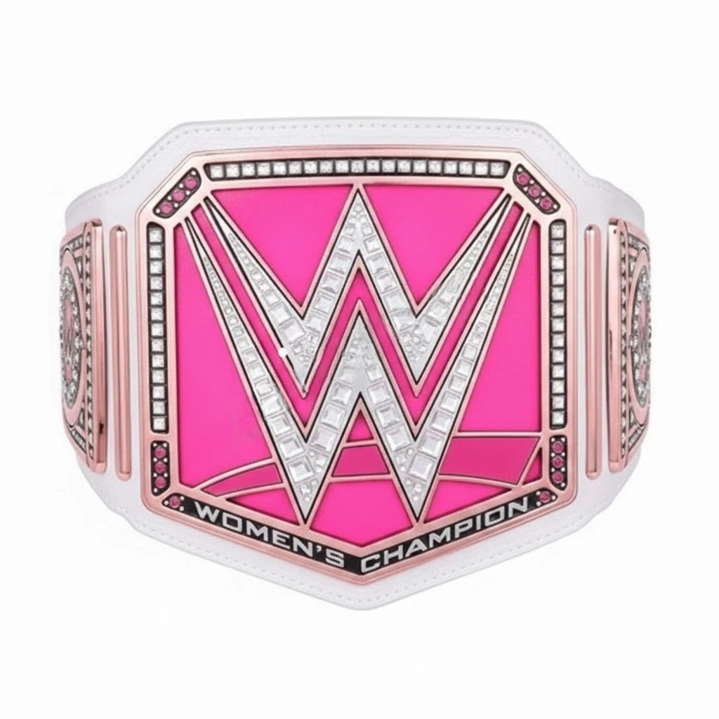 Women Pink Championship Belt Replica Title Belt