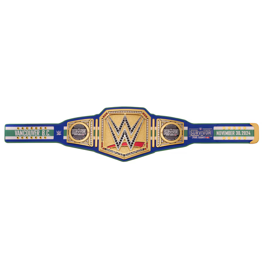WWE Survivor Series War Games 2024 Undisputed Championship Title Belt