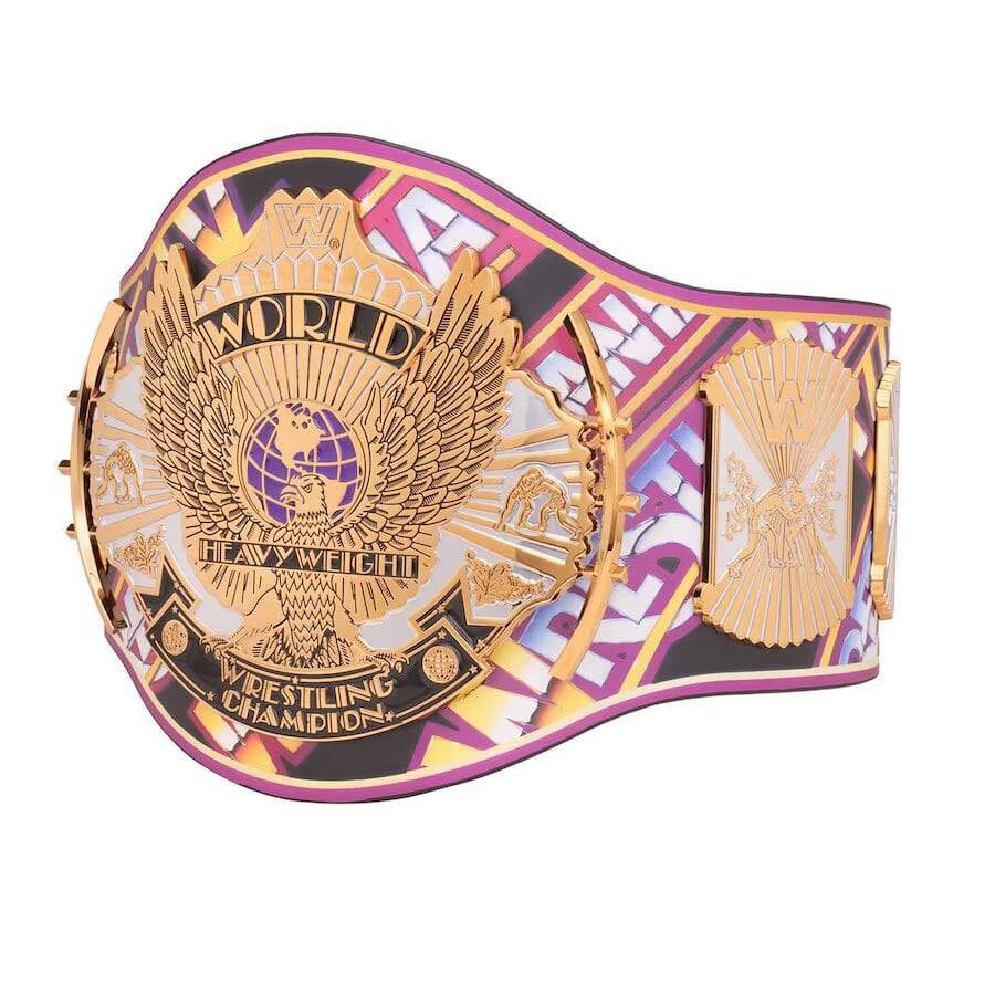 Winged Eagle 40 Years Of WrestleMania Replica Title Belt
