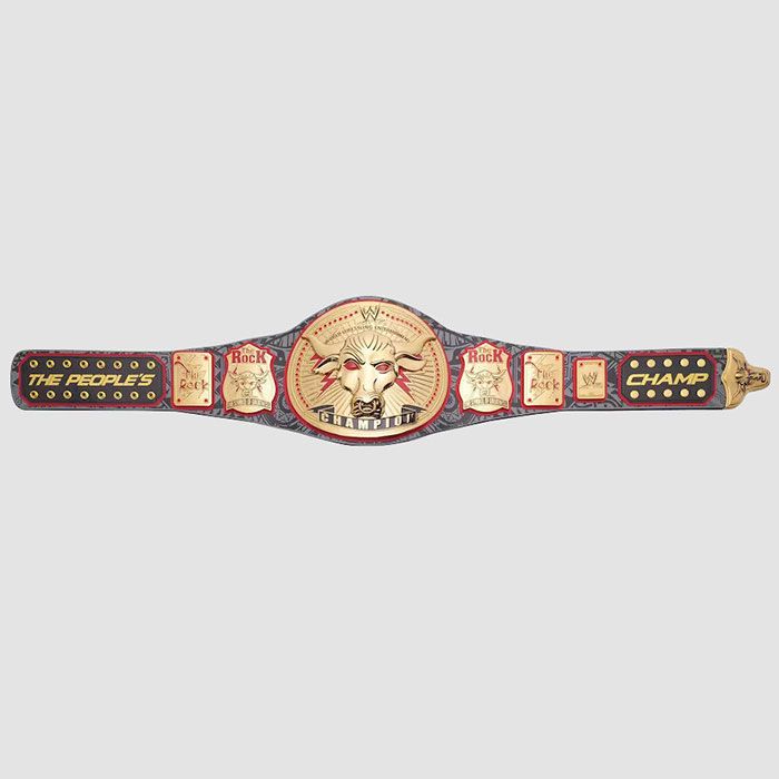 The Rock Belt Signature Series Replica Title belt