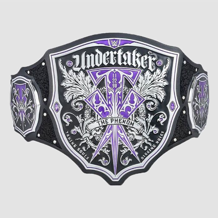 Undertaker Limited Edition Legacy Title Replica Belt